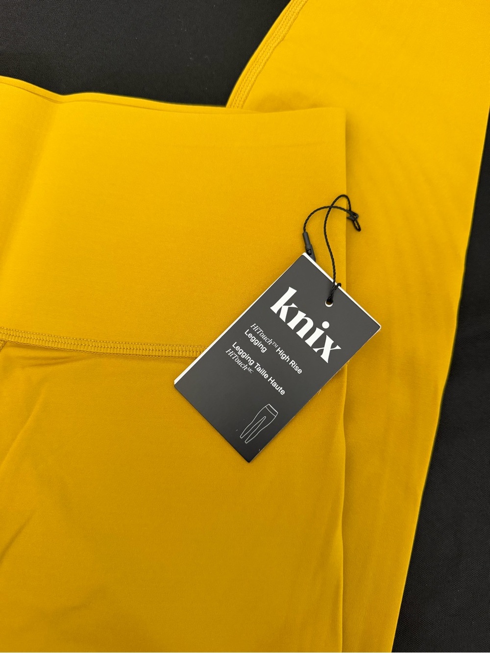 knix Hi-Touch High-Rise Leggings in Mustard Yellow M
